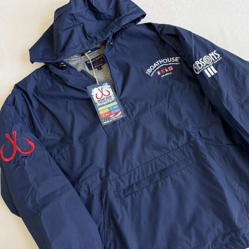 NEW The Boathouse Restaurant Orlando Disney Springs 1/4 Zip Pullover Jacket SM